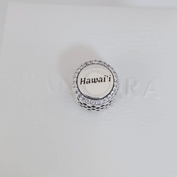 Pandora Hawaii Exclusive Islands Travel Charm Bead S925 Silver Pendant with box - Picture 3 of 6